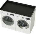 Washer Dryer Countertop, Laundry Room Organization and Storage, 27.6" x 54" Wood Laundry Countertop for Washer and Dryer, Black