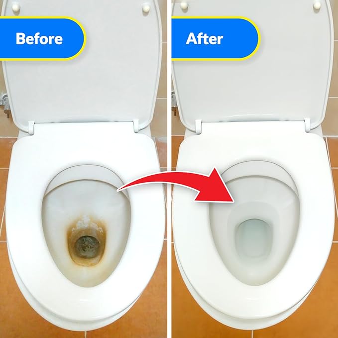 Toilet Cleaner - Self Activating Cleaning Powder for Toilet Bowl Cleaning