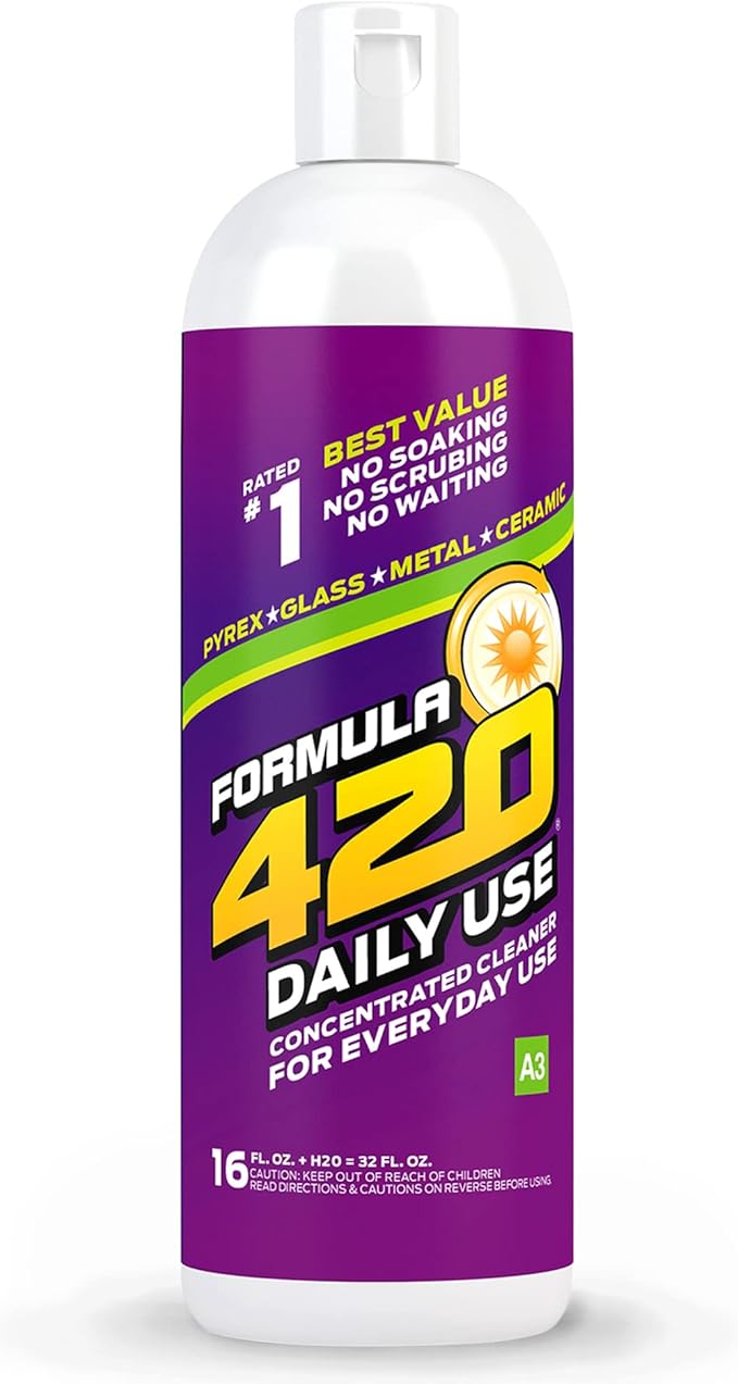 Formula 420 Daily Use Concentrated 16oz. Makes 32oz. Glass, Pyrex, Metal and Ceramic Cleaner
