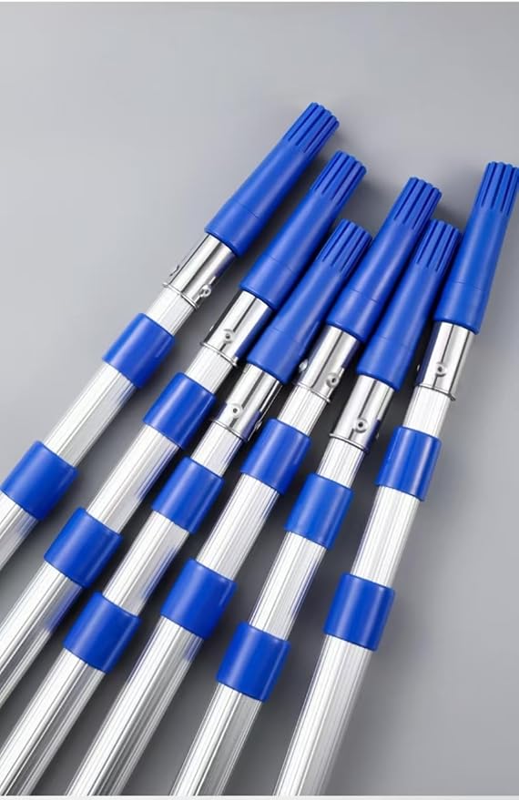 Squeegee Adapter, Changes The Threaded Tip to a Standard Friction Taper Fit, Blue 2pc