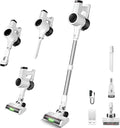 BMeetW Cordless Vacuum Cleaner with, LED Screen Stick Vacuum Cleaners for Home, Lightweight Powerful Suction Vacuum, 6-in-1 Rechargeable Vacuum for Carpets, Pet Hair, Hardwood Floors