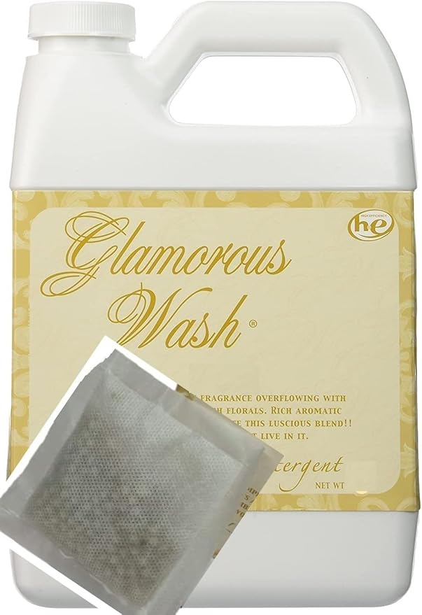 Tyler Candle - French Market Half Gallon 64 Fl oz Laundry Detergent w/Dryer Sachet Pouch