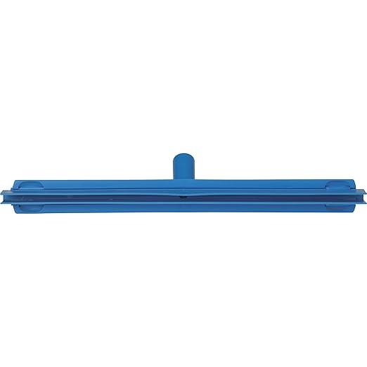 Vikan 77133 Squeegee,Ultra Hygiene,Dbl Blade,20",PP/RB,BL