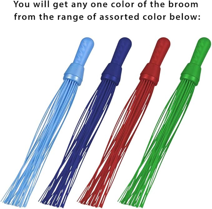 Gala Plastic Medium Floor Broom (Assorted Colors)