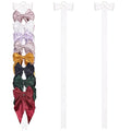 3 PCS Bow Holder for Girls Hair Bows, Ribbon Hair Clip Oraganizer Hair Barrettes Storage for Women,Wall Hanging Alligator Clip Hair Accessories Organizer Bedroom College Dorm Decor (White)