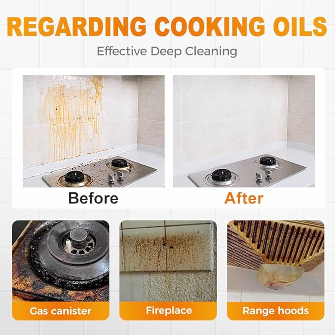 Kitchen Foam Cleaner, 2026 New Oven Grill Cleaner Spray, Multi Purpose Kitchen Cleaner, Household Convenient Spray Cleaner for Home (1, 17.59 fl-oz)