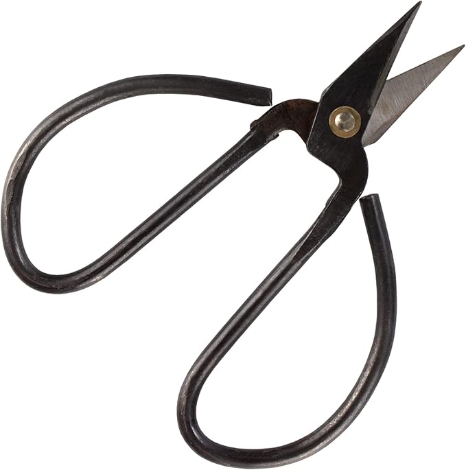 BambooMN 5.1" Heavy Duty Bonsai Forged Sharp Scissors - 1 Piece