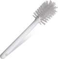 SPARTA Large Water Bottle Brush Ideal for Wide-Mouth Jars, Bottles and Tumblers, Dishwashing Tool with Handle for Home and Commercial Kitchens, Plastic, 12 Inches, White, (Pack of 6)