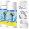 Sink & Drain Cleaner Powder, Quick Foaming Powder for Bathroom & Kitchen Dredging (2pcs)