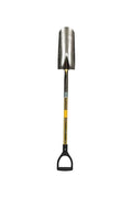 Structron 49737 STR-S704D 14" Rear Roll Step Drain Spade, 29" Yellow Fiberglass Handle, D-Grip