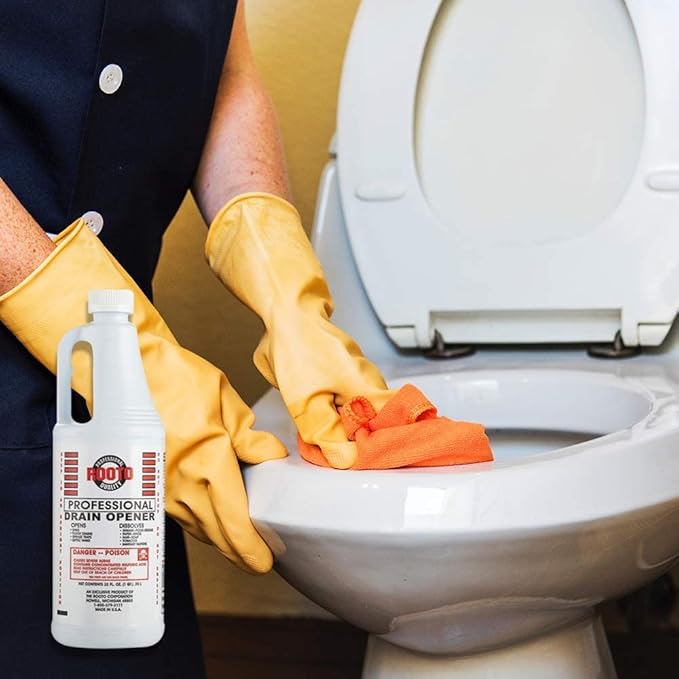 Professional Drain Opener|Deep Penetration|Opens Drains|Dissolves Grease and Residues from Septic Tanks,Bathrooms,Toilets,Kitchen Pipes|Easy to Use for Homes,Hospitals,Offices,Restaurants,etc.