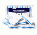 Magic Sponge Eraser,Tex-10 Scrub Melamine Sponges, Heavy Duty No Scratches (HD-PU-Durable 10-Pack)