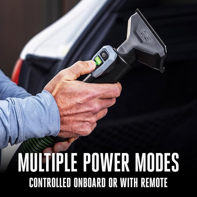 EGO Power+ Shop Vacuum Wet Dry, Car Vac, Portable Cordless Cleaner, 9 Gallon 110 CFM, Includes 56V 5.0Ah Battery and Charger - WDV0904