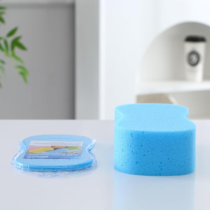 Car Wash Sponges,5 Pack Extra Thick Large Colorful Cleaning Sponge Multi-Purpose for Bathroom Kitchen Bike Boat (Random 5-Color Mix)