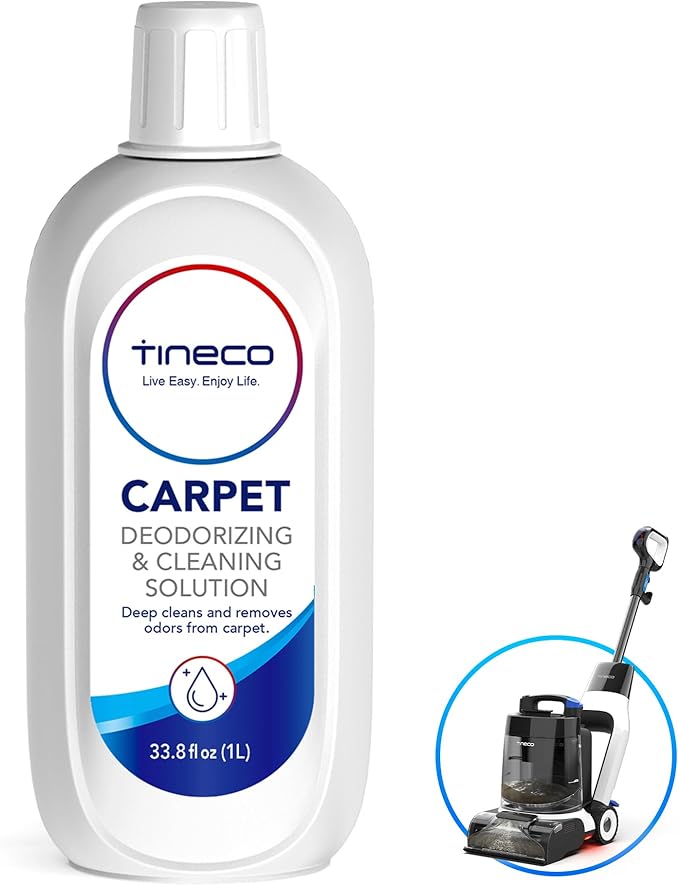 Tineco Carpet Cleaning Solution for CARPET ONE Cruiser, CARPET ONE & Spot Series, 33.8 OZ, NOT for Wet Dry Vacuum, Not for Hard Floors
