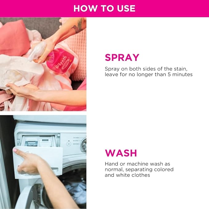 Stardrops - The Pink Stuff - The Miracle Laundry Oxi Stain Remover Spray 2-Pack Bundle (2 Laundry Stain Remover), (Pack of 2)