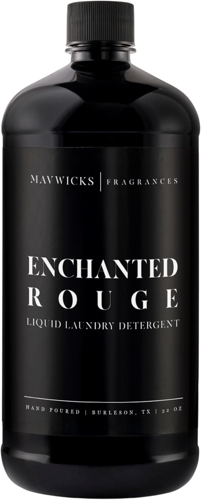 Laundry Liquid Detergent (Enchanted Rouge) - 32 Oz Laundry Perfume Bottle for Men & Women, Stain & Odor Remover, Deep Clean, Long-Lasting Fragrance and Freshness for All Fabrics