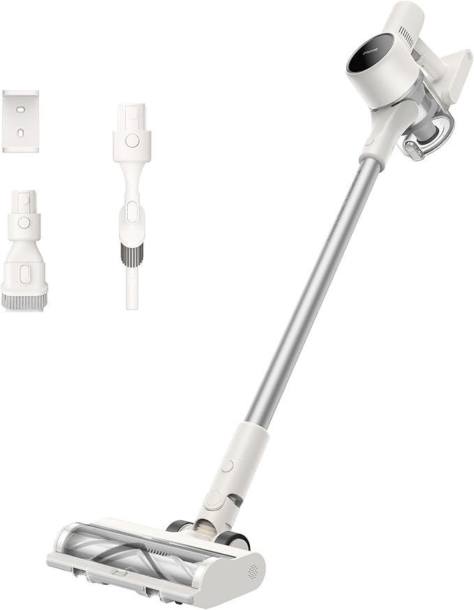 DREAME Cordless Vacuum Cleaner R10 Pure, 120AW Powerful Suction, Stick Vacuum Cleaner for Home, Anti-Tangle, LED Headlights, Up to 60 Mins Runtime, Lightweight for Carpet, Hard Floor, Pet Hair
