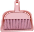 Plastic Mini Broom and Dustpan,Mini Cleaning Brush with Dustpan Set Desktop Cleaning Accessories,Pink with Set,Plastic Broom
