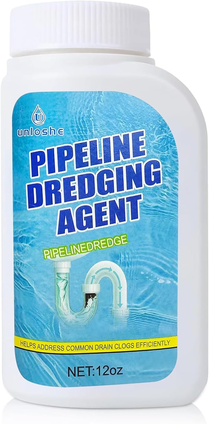 Pipeline Dredging Agent, Drain Clog Remover, Powerful Sink Drain Cleaner for Bathroom and Kitchen Sink Pipe Unclog (1PCS)