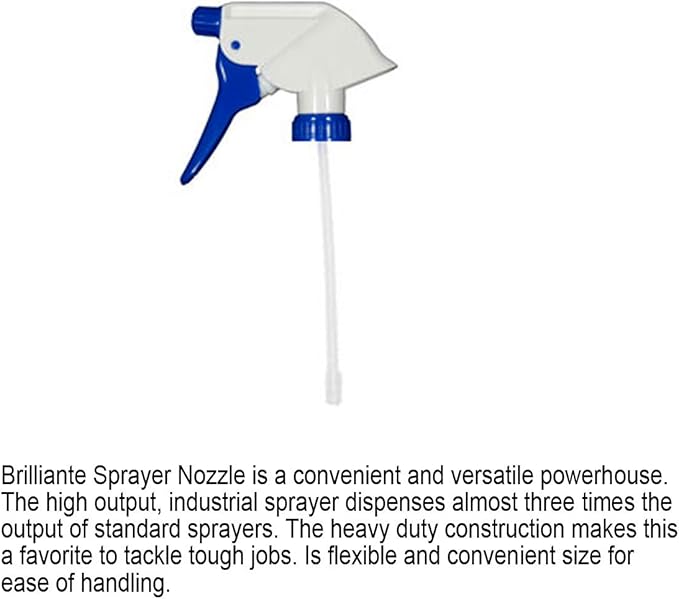 BRILLIANTE Crystal Chandelier Cleaner Manual Sprayer 32oz Environmentally Safe, Ammonia-Free, Drip-Dry Formula, Made in USA (1)