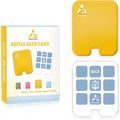 36 Pcs Sticky Refill Glue Cards, Compatible with Safer Home SH502, Dynatrap DT3005W-DS3, DT23005-06, Targets Moth, Fly, Mosquito, Gnat and More, Safe and Super Sticky (Macaron Yellow)