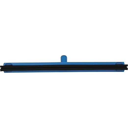 Vikan 77543 Squeegee,Fixed Head,Floor,24",PP/RB,Blue