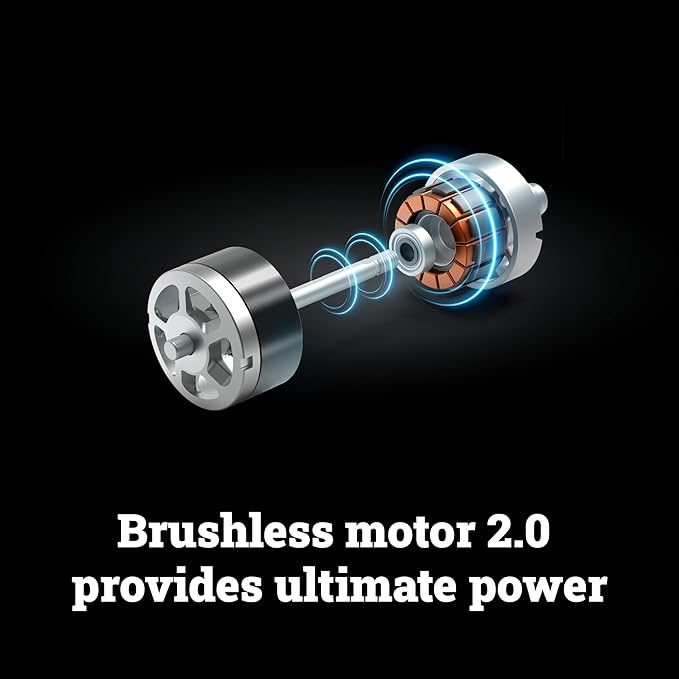 WORX Cordless Drill Driver, 20V 930 in·lbs Brushless Power Drill Driver, Powerful and Faster Drilling and Driving, Compact 6.3" length, 20V 4.0 Ah Battery and Charger Included, PowerShare