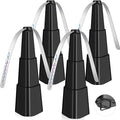 Fly Fans for Tables 4 Pack - Portable Automatic Picnic Table Food Repellent Fans Spinner for Restaurant, Party, Home