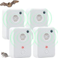 Bat Deterrent Devices: Plug in Bat Deterrent for Attic,Outdoors & Indoors - Bats Removal Keep Away System for Porch,House,Friendly to Human & Pet (4)