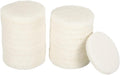 HARFINGTON 20pcs Scrubber Scouring Pads 450 Grits 3 Inch Drill Power Brush Hoop and Loop Surface Conditioning Disc Drill Scuffing Disc Scrub Pads for Home Kitchen Cleaning, White