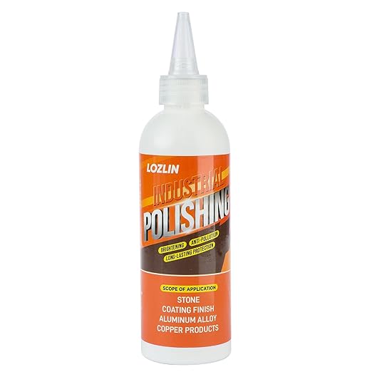 Granite Marble Quartz Polish - Stainless Steel & Metal Polish Paste - Mirror Finish for Countertops, Furniture, Stone Care & Renovation