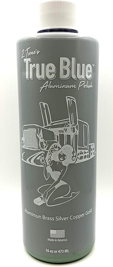Generic 2 Tone's True Blue Aluminum Polish, 16 Fl Oz (Pack of 1)