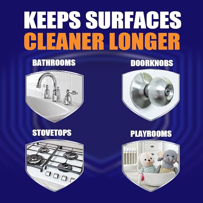 MICROBAN Multi-Purpose Cleaner, 32 oz., 2 Pack, Citrus, Penetrates Soap Scum, Greasy Soils and Reduces Odors, Keeps Killing 99.9% of Bacteria and Viruses for up to 24 Hours