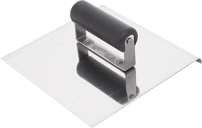 MARSHALLTOWN QLT Stainless Steel Hand Edgers, Plastic Handle Material, 203mm Length, 203mm Width, 10mm Radius, 13mm Lip, Made In The USA, CE528SP