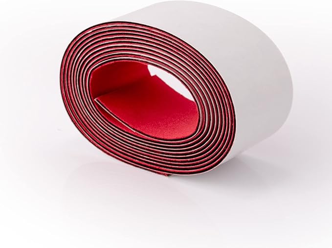 FOSHIO Micro Fiber Felt for Squeegee Edge Wrapping 2 Meters Length - Red Felt to Cover The Edges of Hard Card Squeegees