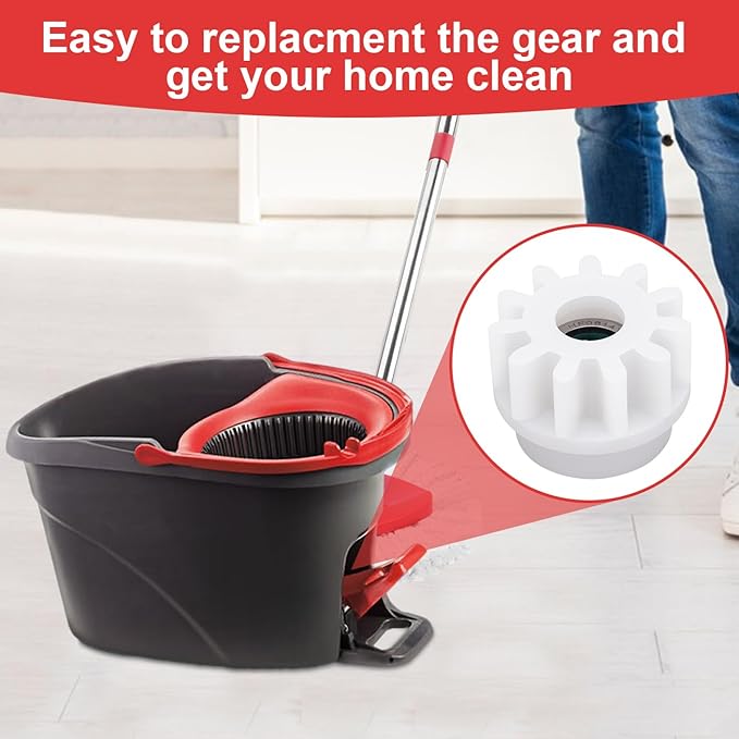 Pedal Bearing Replacement for OCedar Mop Bucket - Easy Fix for O-Cedar Easywring Bucket System - One Way Clutch Gear Sprockets Spin Mop Replacement Parts for 90% Rotation Mop Bucket(4Pcs)