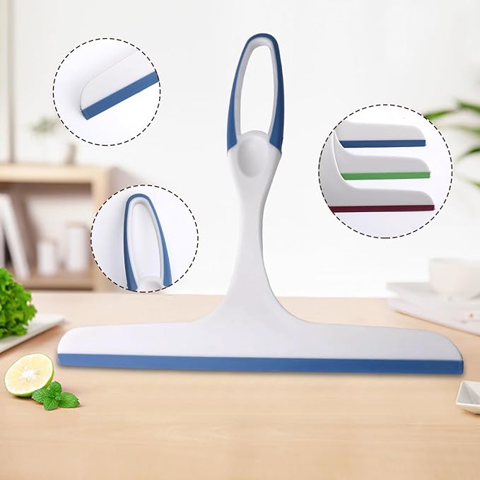 6pcs Shower Squeegee for Glass Doors,Bathroom Squeegee for Cleaner,Window Cleaning Small Squeegees Door for Shower Doors Bathroom Window Car Glass