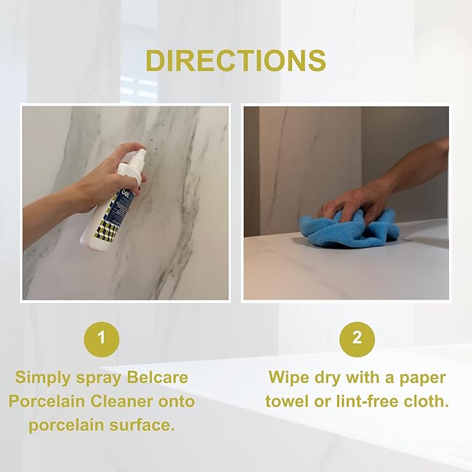 Porcelain Kitchen Countertop Cleaner & Bathroom Vanity Cleaner, pH-Neutral, Streak-Free, Specially Formulated for Porcelain Surfaces – 6.8 fl oz