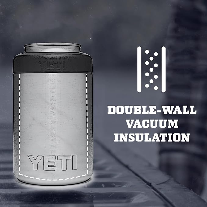 YETI Rambler 12 oz. Colster Can Insulator for Standard Size Cans, Navy (NO CAN INSERT)