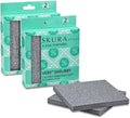 Skura Style x Eva Mendes Very Skrubby Heavy Duty Scouring Pads (Bulk 4 Pack) | Abrasive Kitchen Cleaner for Caked-on, Baked-on Dirt | Durable, Odor-Free, Flexible, Dual Sided