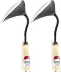 SERENITA Lawn Grass Edger Hoe Garden Tool Weeding Tools for Garden. Homi Korean Plow Easy Digger with Blade. Less Effort Easy Farming Tool 2pcs