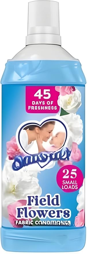 Liquid Fabric Softener, Garden Fresh Scent, Odor Fighting, Field Flowers Scent, 25 fl oz,(1.56PT) Pack of 1