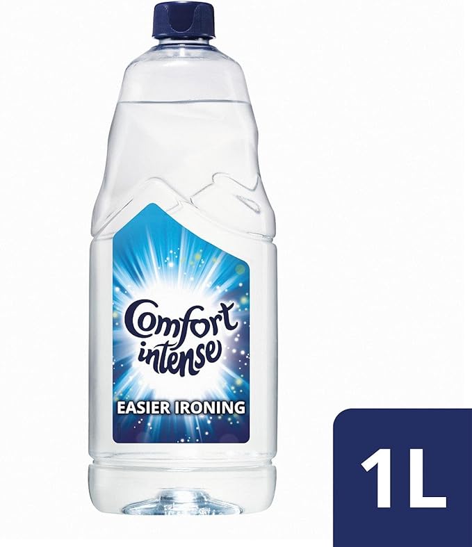 Comfort Ironing Water Fresh Sky Intense Vaporesse Deionised Water Gives Your Laundry a Clean, Fresh and Uplifting Fragrance Prevents Limscale for Easy Ironing 1 Litre (Buy 4)