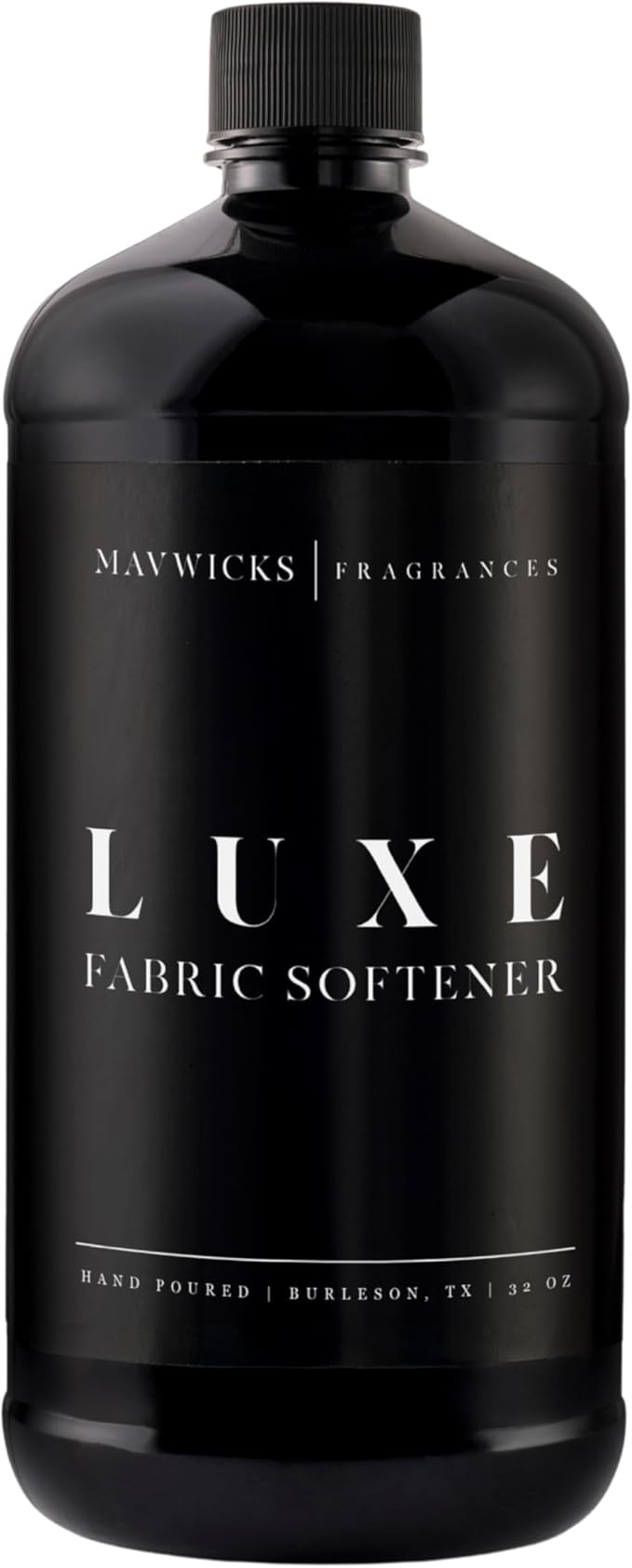 Mavwicks Fragrances - Luxury Scented Liquid Fabric Softener (Luxe) 32 Oz – Crafted with Clean Ingredients – Reduces Static, and Softens Clothes – Safe for All Fabrics and Skin