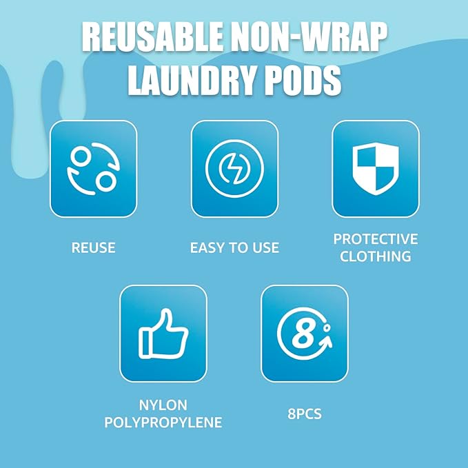 6Pcs Washing Machine Laundry Ball Fabric Softener Dispenser Balls for Washing Machine TPE Household Fabric Softener Dispenser Softener Ball Dispenser Laundry Detergent Balls for Laundry Room(6pcs)