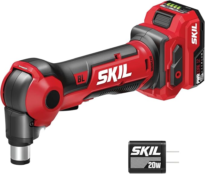 SKIL 12V Brushless Auto Hammer Kit Including 2.0Ah USB-C Battery and 20W USB-C Charger-AH6552A-11