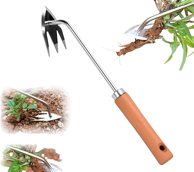 Weed Puller Tool，2026 New Weeding Artifact Uprooting Weeding Tool Weed Remover Tool Manganese Steel Weed Pulling Tool Manual Weeders Tool for Garden (B-1PCS)