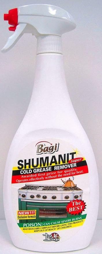 Shumanit Bagi Oven Cleaner 25Oz (750Ml) (Kosher For Passpver) Pack of (4) (39500)