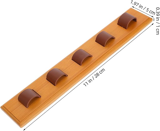 Wall-Mounted Wooden Eyeglass Storage Holder Sunglasses Organizer Hanging Eyewear Display Rack for Entryway Bedroom Office Organization